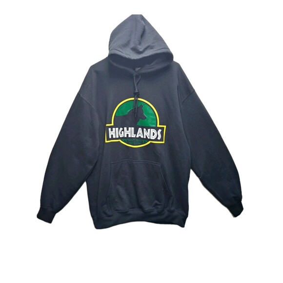 Port and Company Other - Port & Company Essential Fleece Black Pullover Hooded XL Sweatshirt GraphicPrint